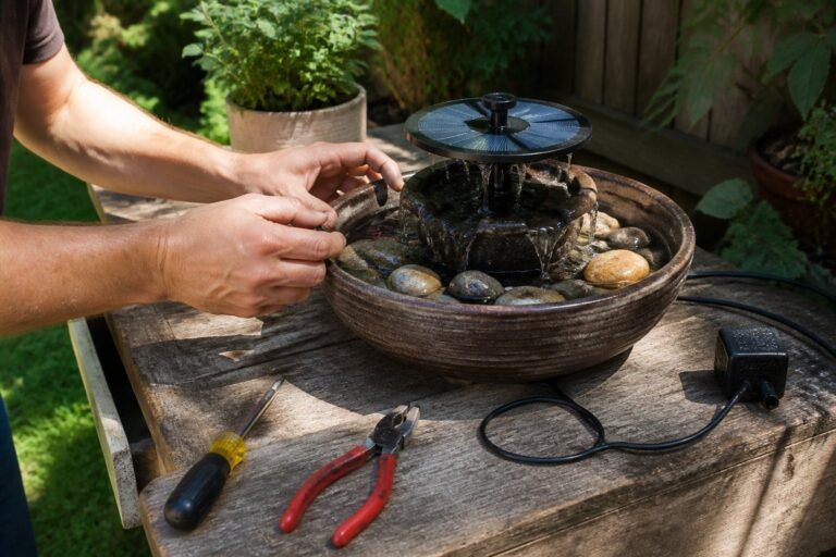 10 DIY Solar Fountain Ideas to Refresh Your Outdoor Space