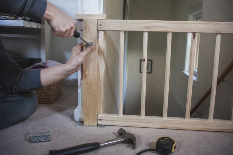 How to Build a Simple Stairway Gate: From Zero Woodworking Skills to Baby-Safe